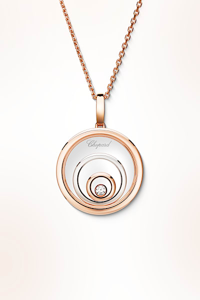 Heart diamond pendant