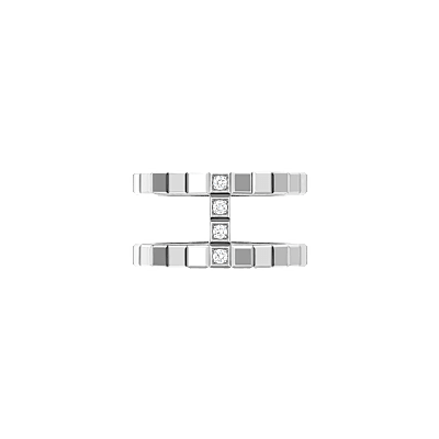 Chopard Diamond Ring Ice Cube @827006-1010 front view